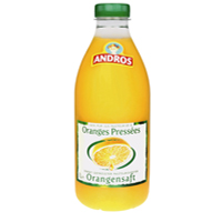 Andros frischer Fruchtsaft