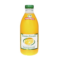 Andros frischer Fruchtsaft